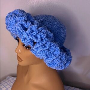 Blue Crochet Hat